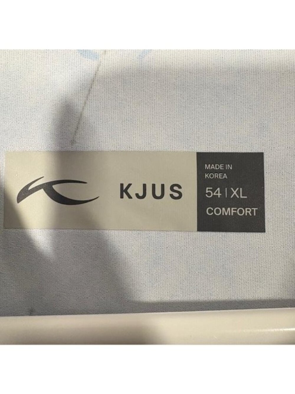 KJUS Polo Shirt Mens XL Blue Skier Print Golf Performance Stretch UPF 50+ Top - Picture 3 of 9